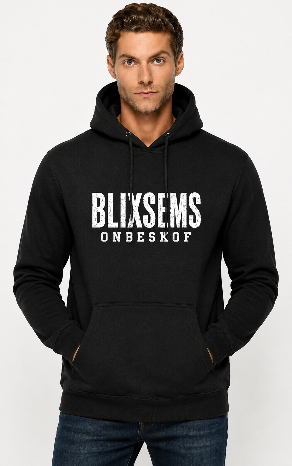 Blixsems Onbeskof-Mens Hoodies