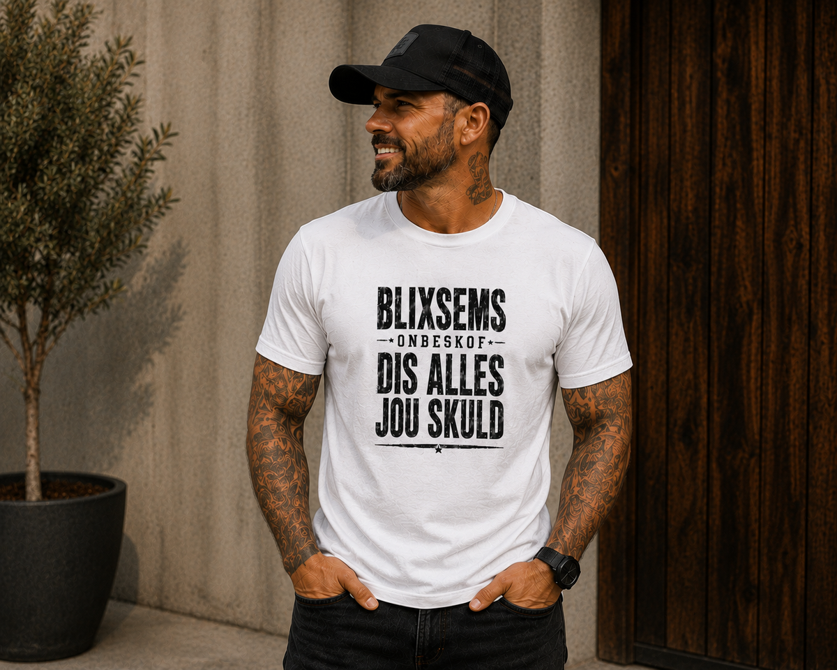 Dis alles jou skuld Mens Tees S-L