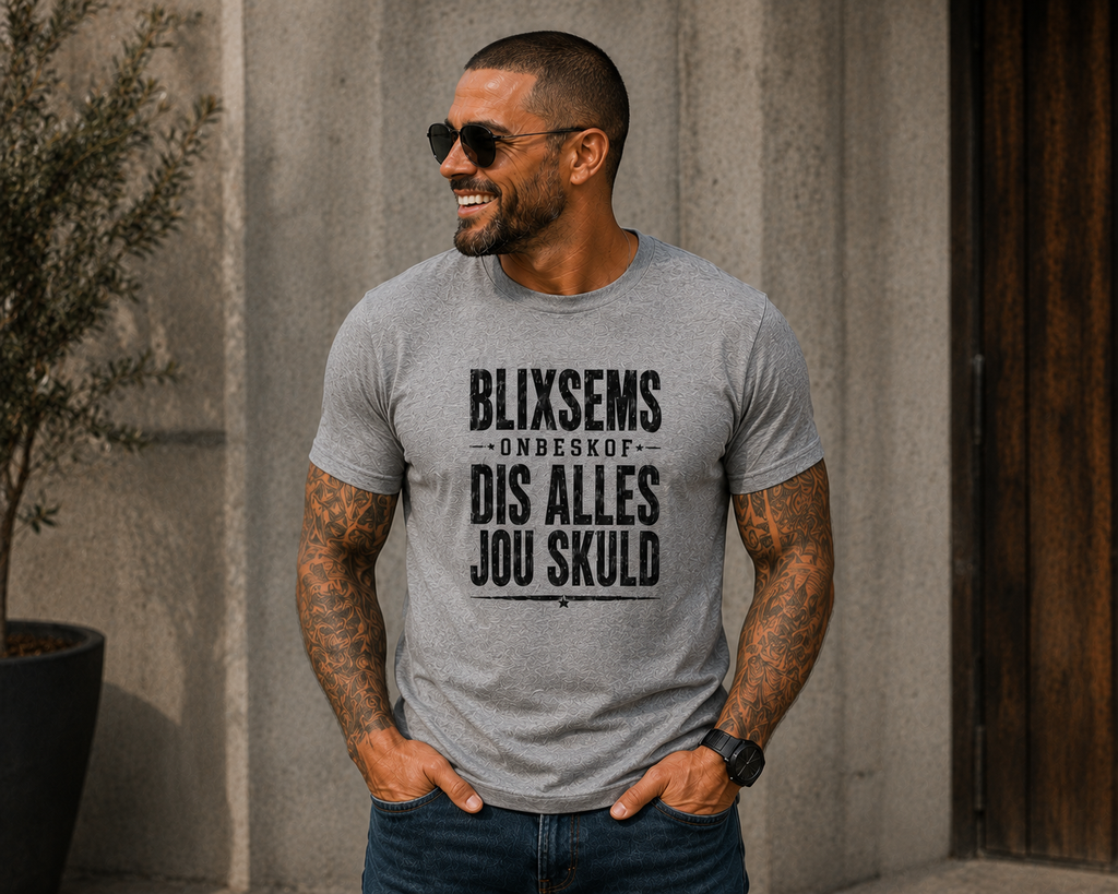 Dis alles jou skuld Mens Tees S-L