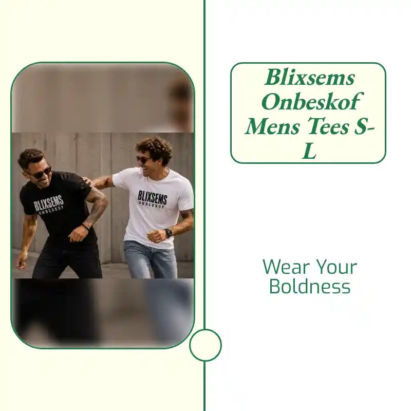 Blixsems Onbeskof Mens Tees S-L by@Outfy
