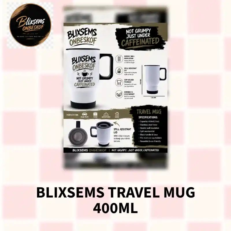 Blixsems Travel Mug 400ml by@Outfy