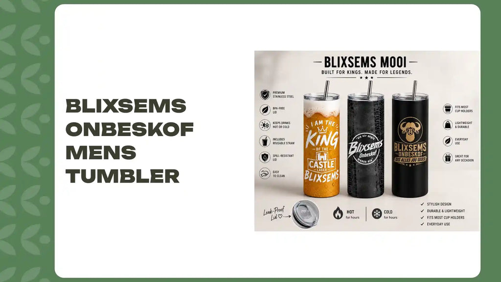 Blixsems Onbeskof Mens Tumbler by@Outfy