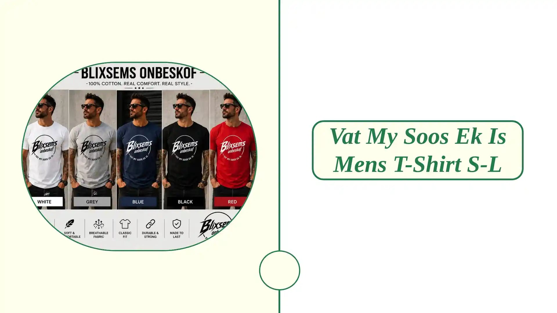 Vat my soos ek is Mens T-Shirt S-L by@Outfy