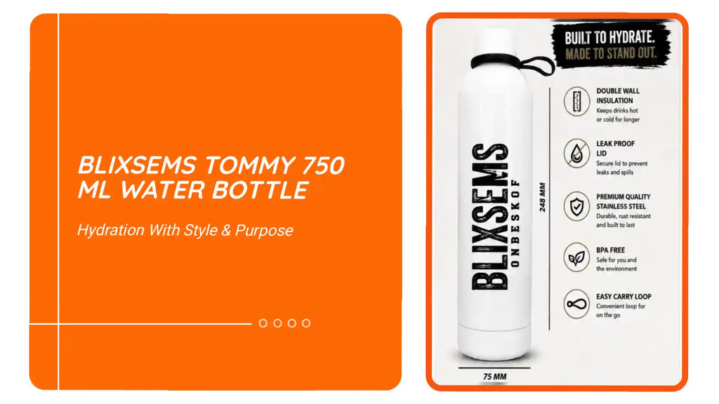 Blixsems Tommy 750 ml water bottle by@Outfy